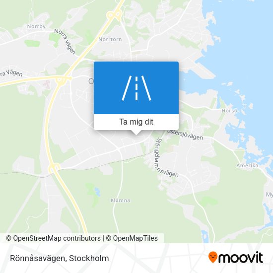 Rönnåsavägen karta