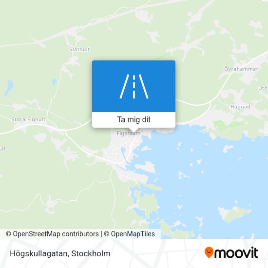 Högskullagatan karta