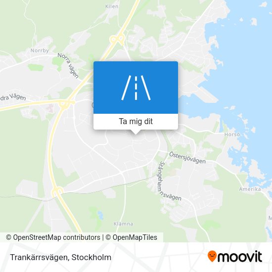 Trankärrsvägen karta