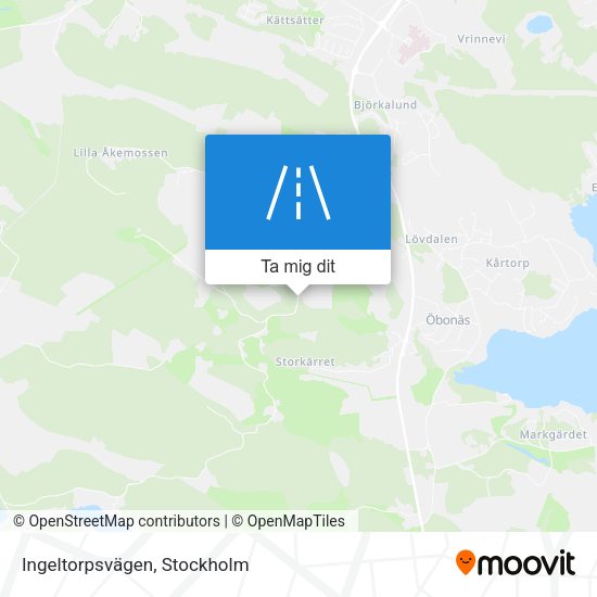 Ingeltorpsvägen karta