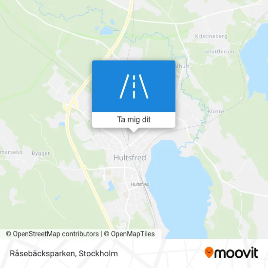 Råsebäcksparken karta
