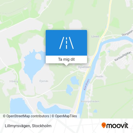 Lillmyrsvägen karta