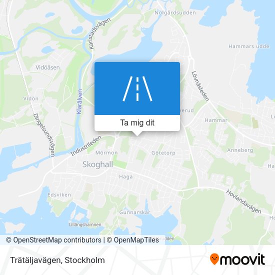 Trätäljavägen karta