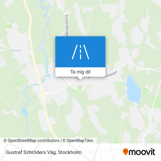 Gustraf Schröders Väg karta