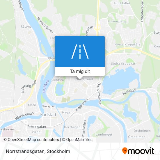 Norrstrandsgatan karta