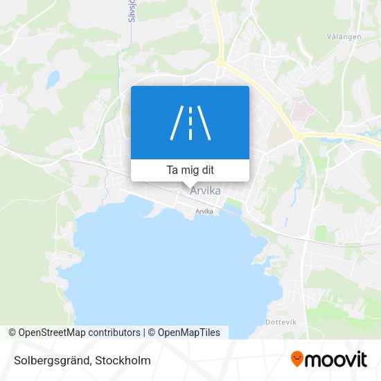 Solbergsgränd karta