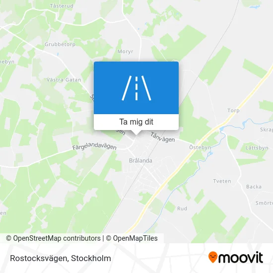 Rostocksvägen karta