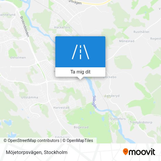 Möjetorpsvägen karta