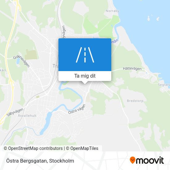 Östra Bergsgatan karta
