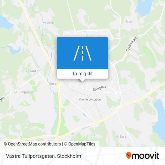 Västra Tullportsgatan karta