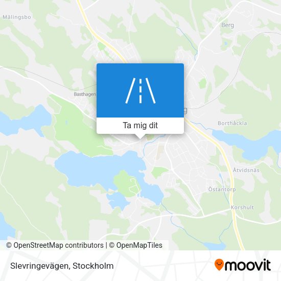 Slevringevägen karta