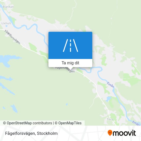Fågelforsvägen karta