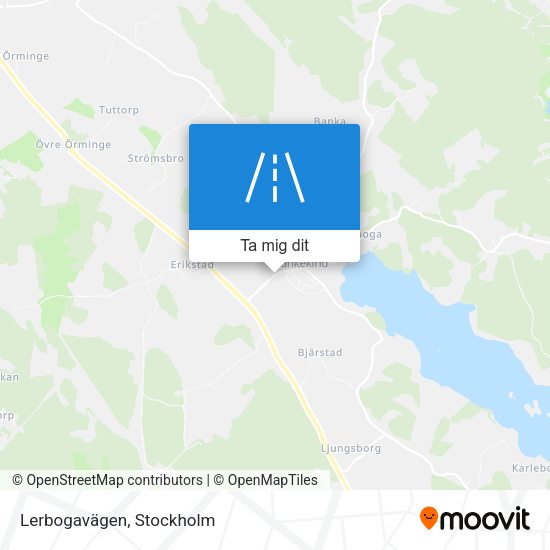 Lerbogavägen karta