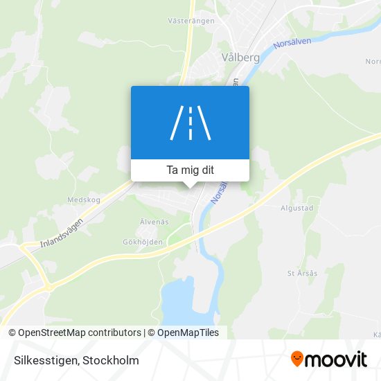 Silkesstigen karta