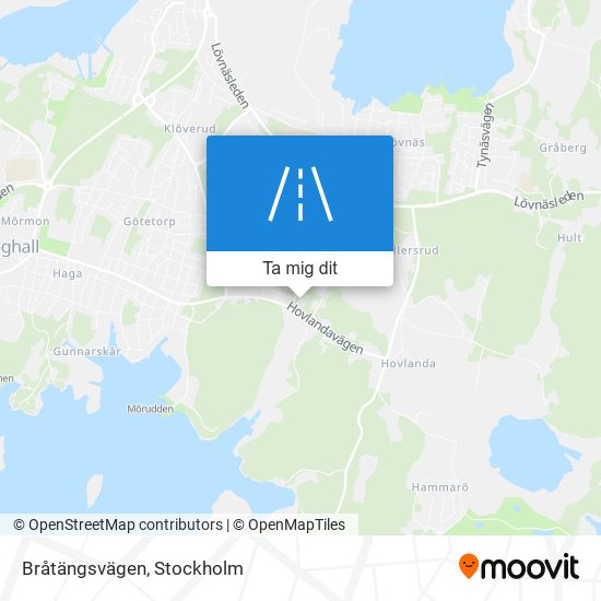 Bråtängsvägen karta