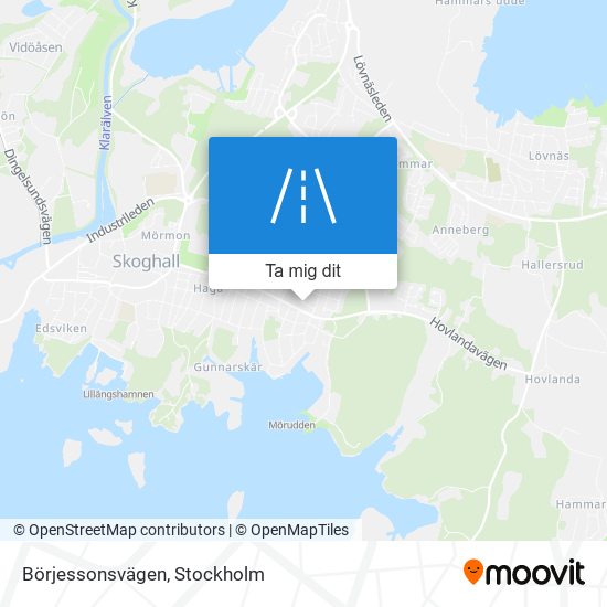 Börjessonsvägen karta