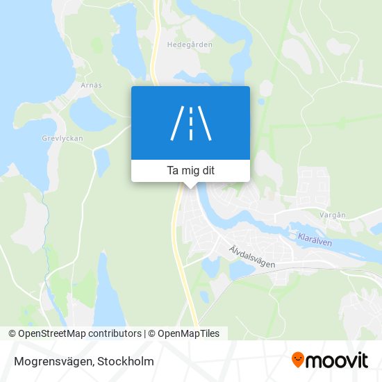 Mogrensvägen karta