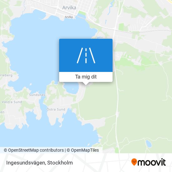 Ingesundsvägen karta