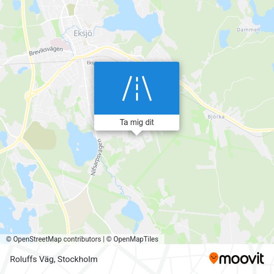 Roluffs Väg karta