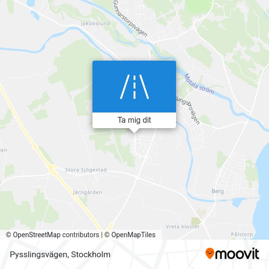 Pysslingsvägen karta