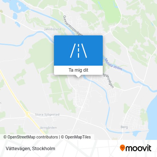 Vättevägen karta