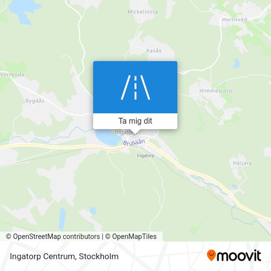 Ingatorp Centrum karta
