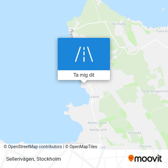 Sellerivägen karta
