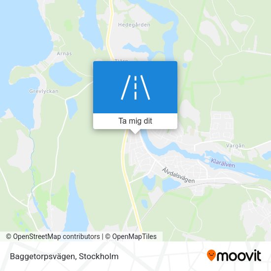 Baggetorpsvägen karta