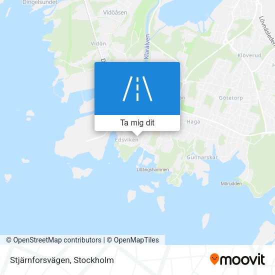 Stjärnforsvägen karta