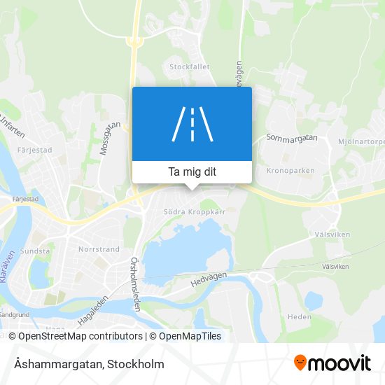 Åshammargatan karta