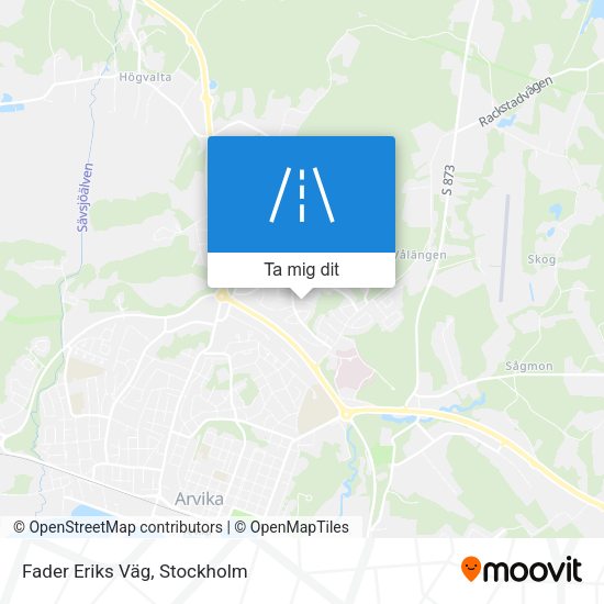 Fader Eriks Väg karta