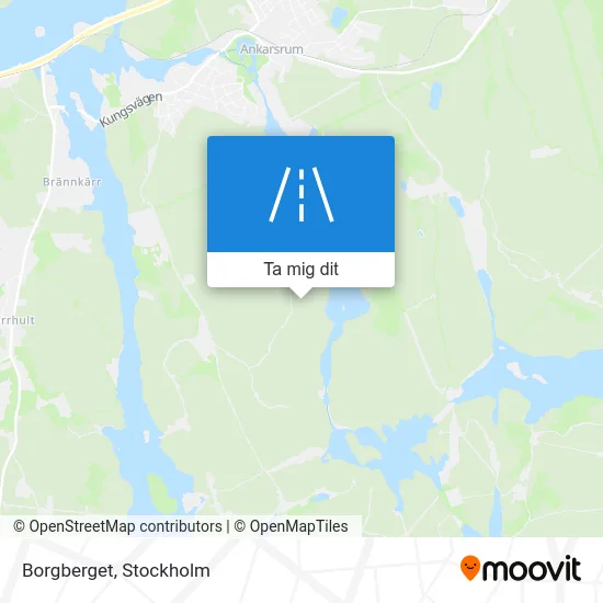 Borgberget karta