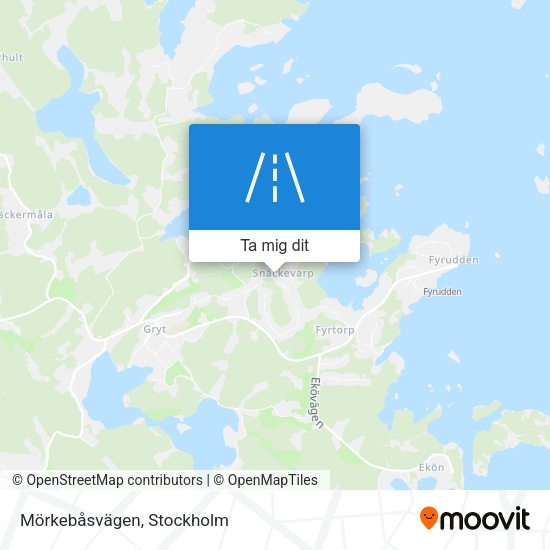 Mörkebåsvägen karta