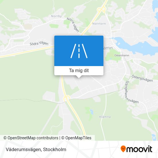 Väderumsvägen karta