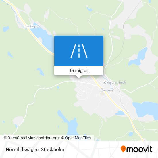 Norralidsvägen karta