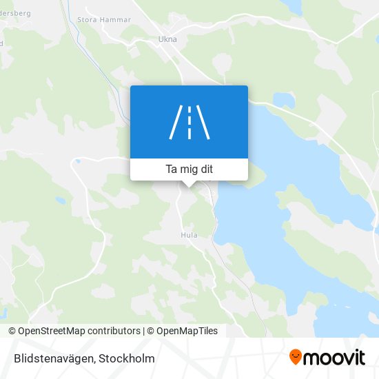 Blidstenavägen karta