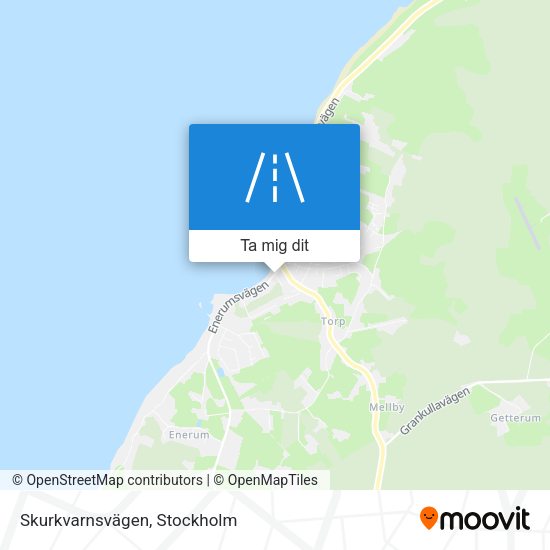 Skurkvarnsvägen karta