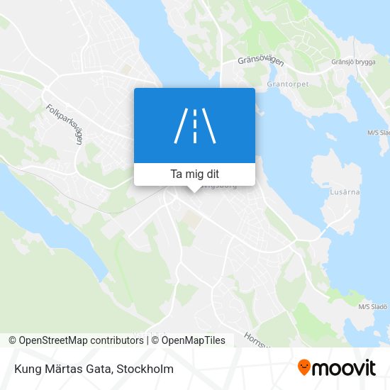 Kung Märtas Gata karta