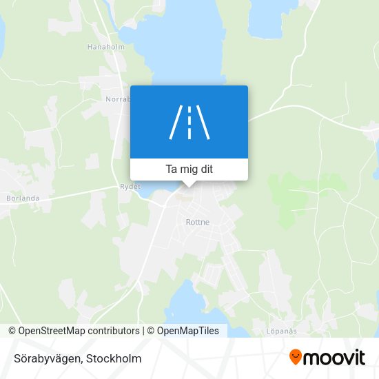 Sörabyvägen karta
