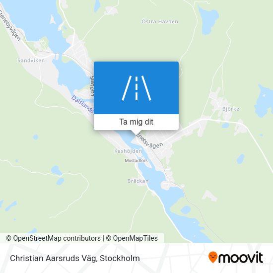 Christian Aarsruds Väg karta