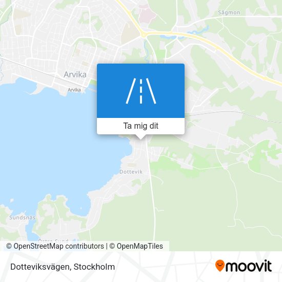 Dotteviksvägen karta