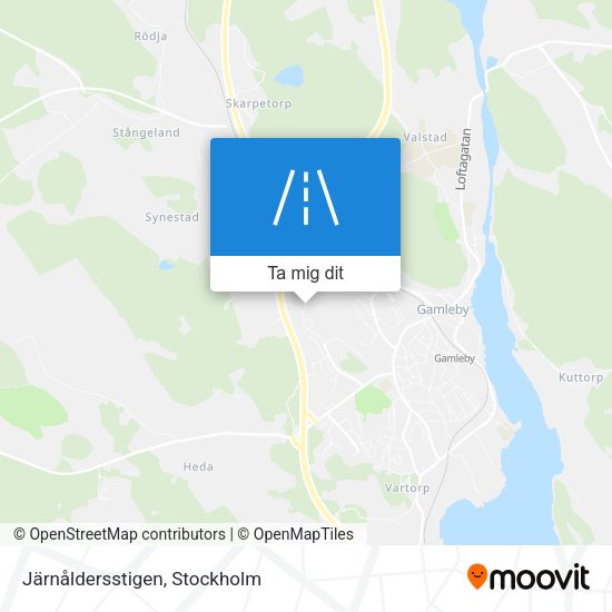 Järnåldersstigen karta