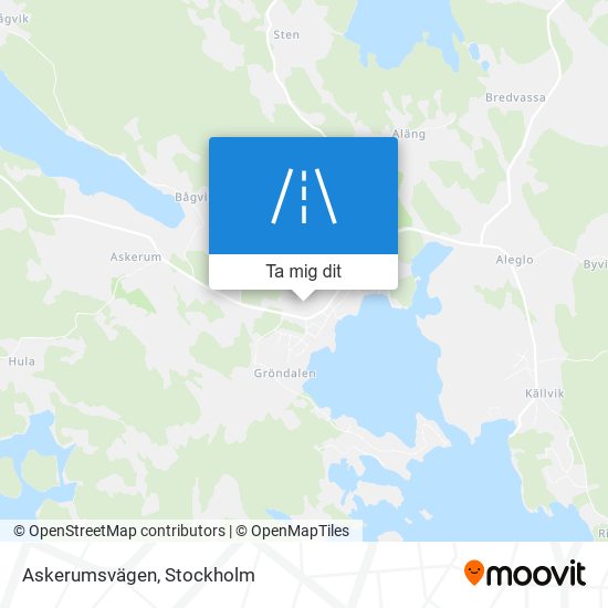 Askerumsvägen karta