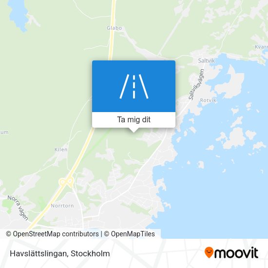 Havslättslingan karta