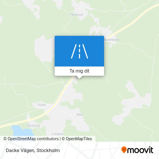 Dacke Vägen karta