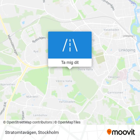 Stratomtavägen karta