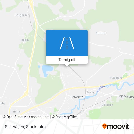 Silurvägen karta