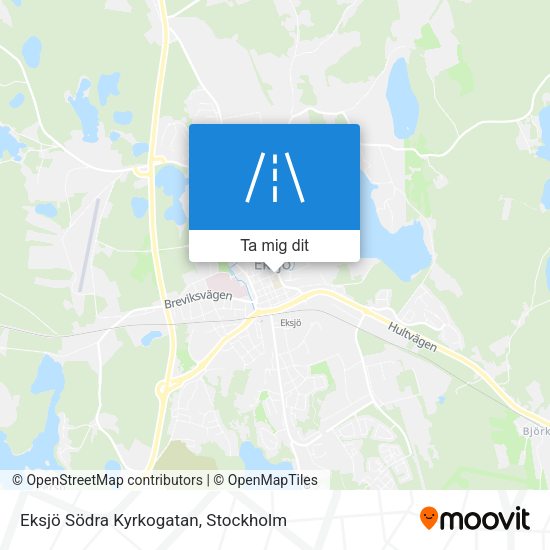 Eksjö Södra Kyrkogatan karta
