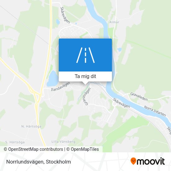 Norrlundsvägen karta