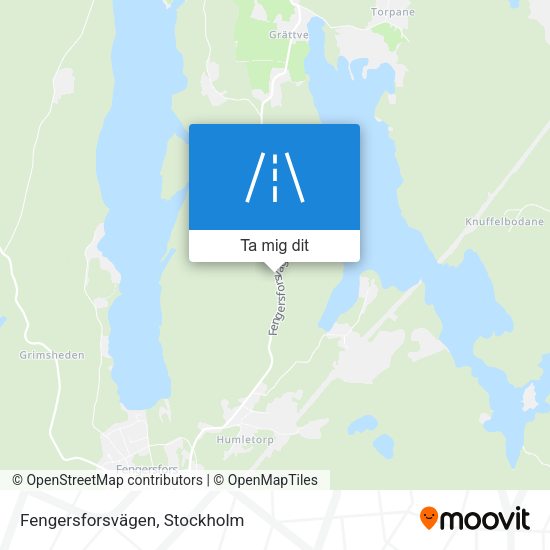 Fengersforsvägen karta